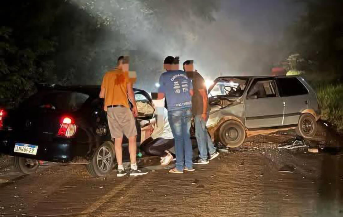 Capa Acidente entre carros deixa um morto e três feridos entre Tucunduva e Tuparendi