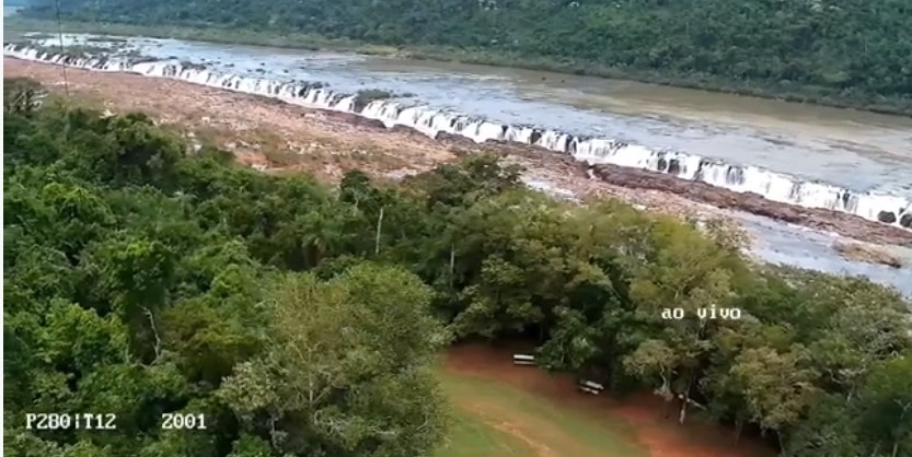 Capa Salto do Yucumã pode ser observado por câmera ao vivo