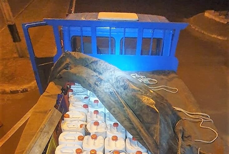 Capa Agrotóxico contrabandeado da Argentina é apreendido em Xanxerê