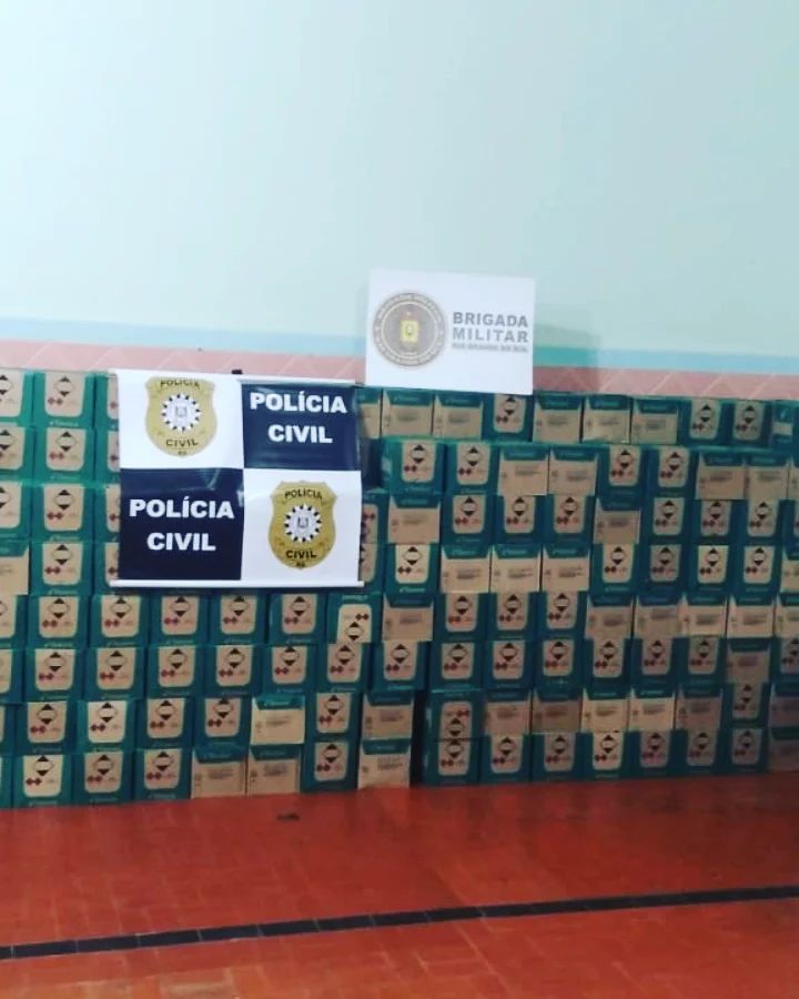 Capa Tiradentes do Sul: BM apreende produtos de perfumaria oriundos de descaminho