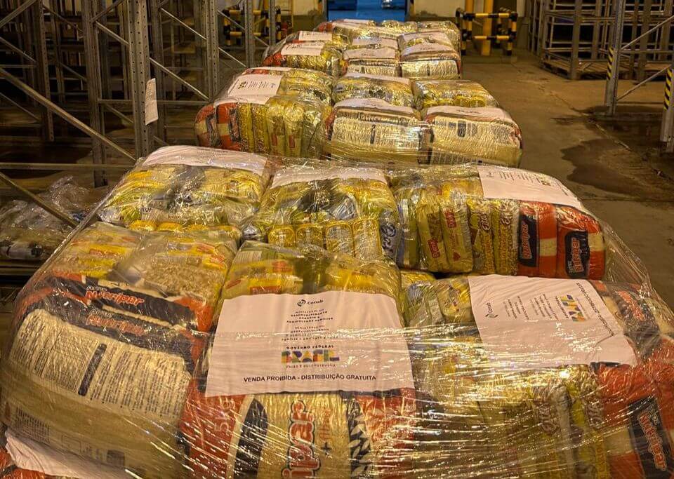 Capa Leilão da Conab garante mais 15.400 cestas de alimentos para o RS