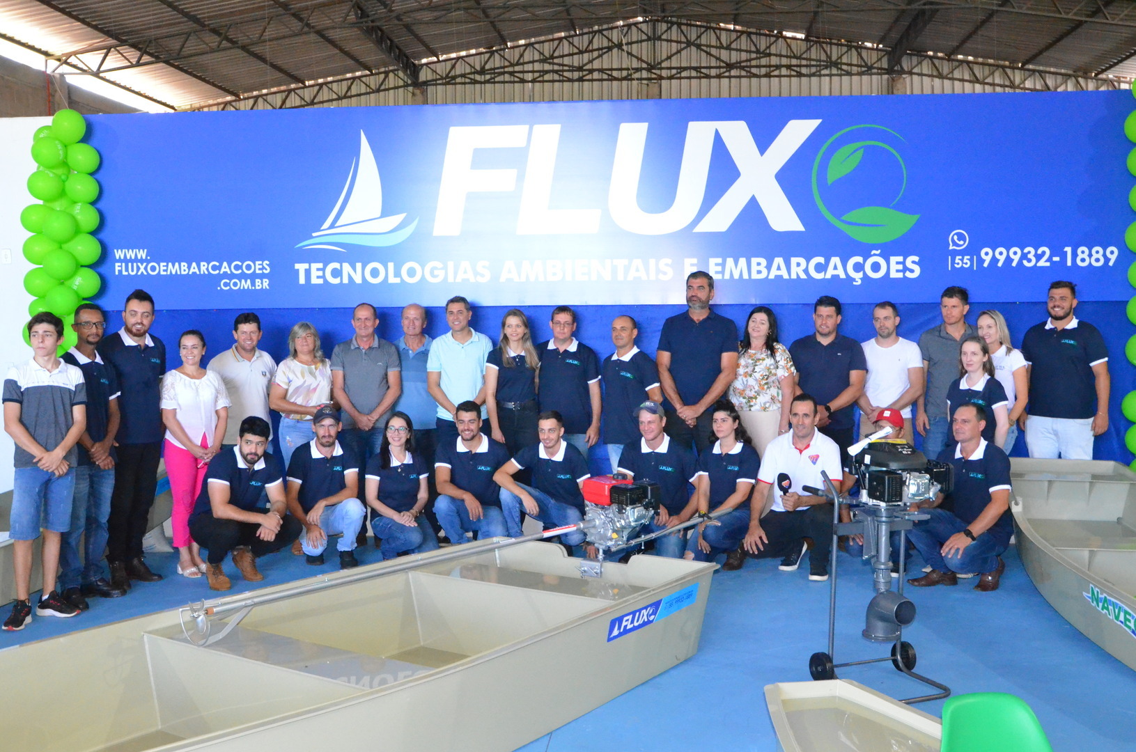 Capa Caiçara: administração participa da abertura de empresa no distrito industrial