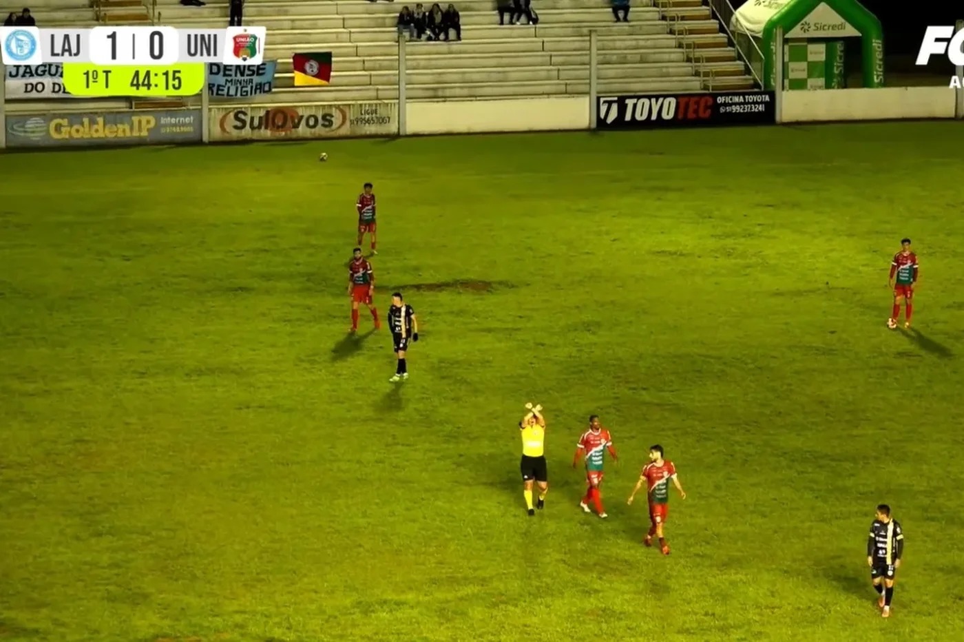Capa Suposto caso de racismo interrompe jogo Lajeadense x União Frederiquense pela Divisão de Acesso