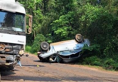 Capa Acidente deixa vítima fatal entre Seberi e Cristal do Sul