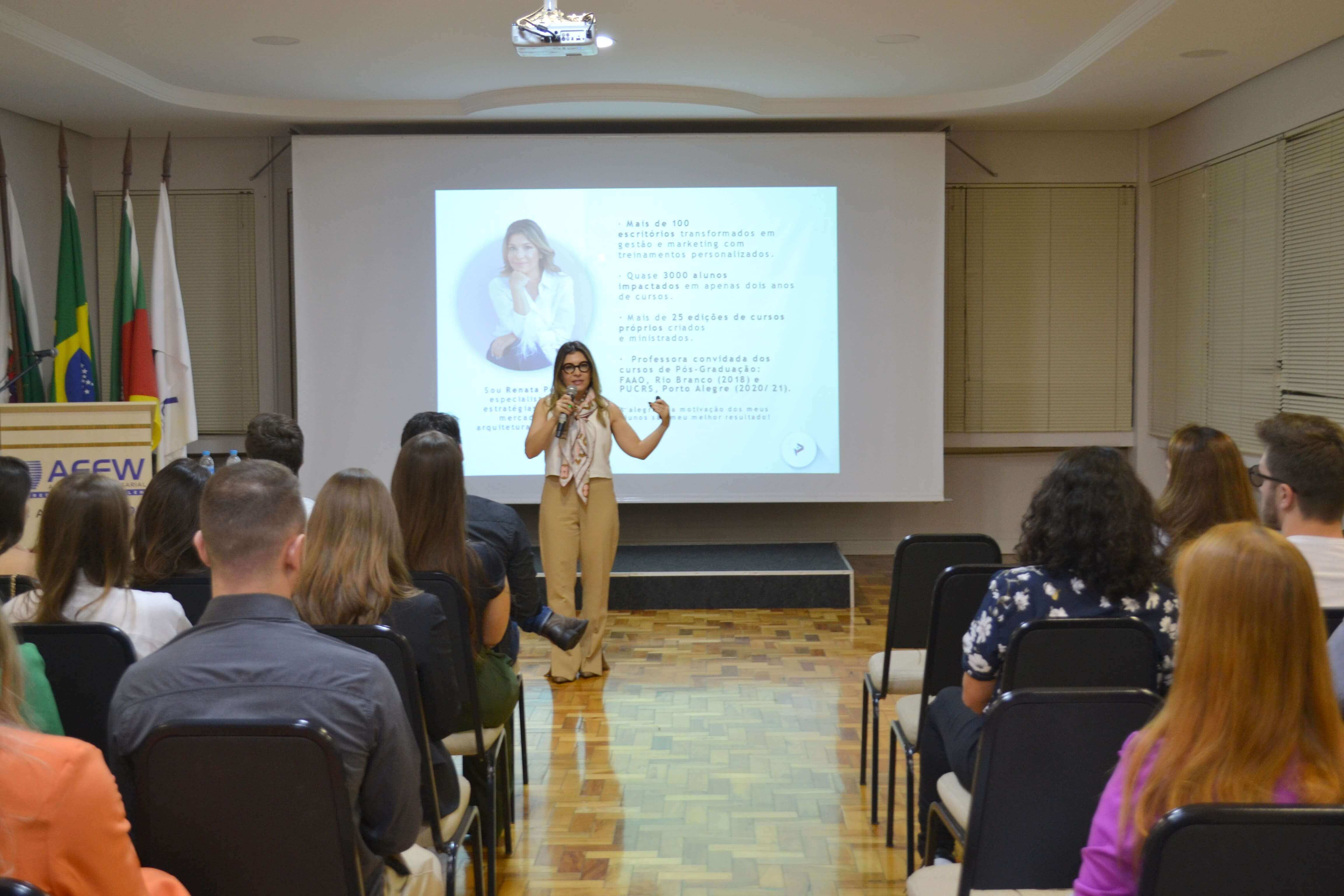 Capa Núcleo C da AEFW realiza palestra voltada para a gestão e valorização de projetos