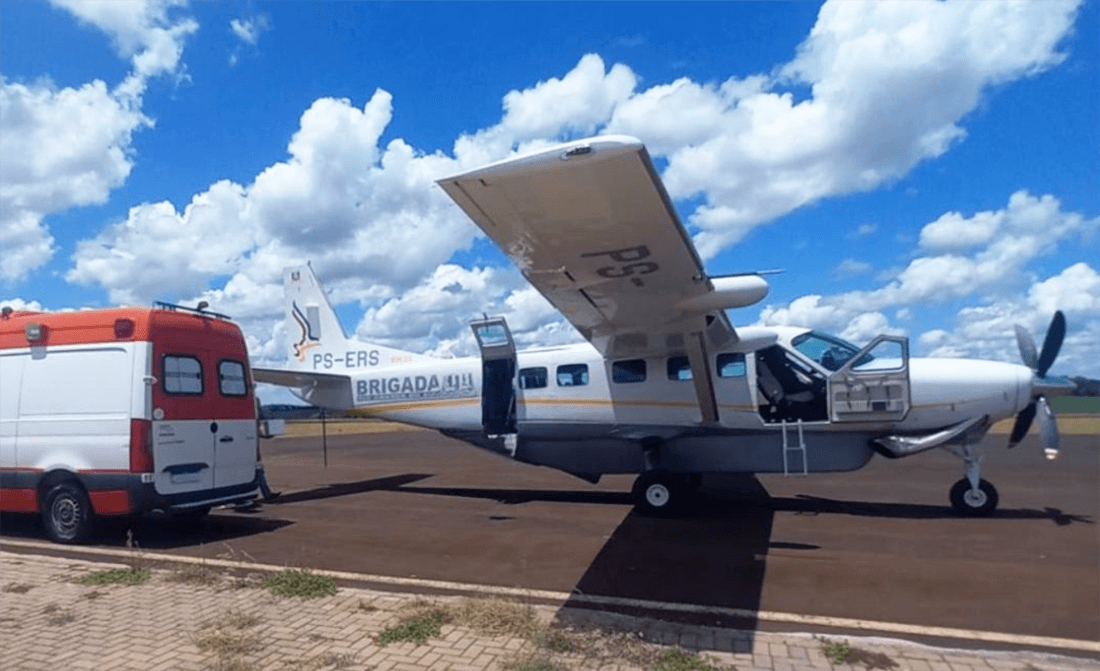 Capa Aeroporto de Ijuí atua com frequentes operações de serviços aeromédicos