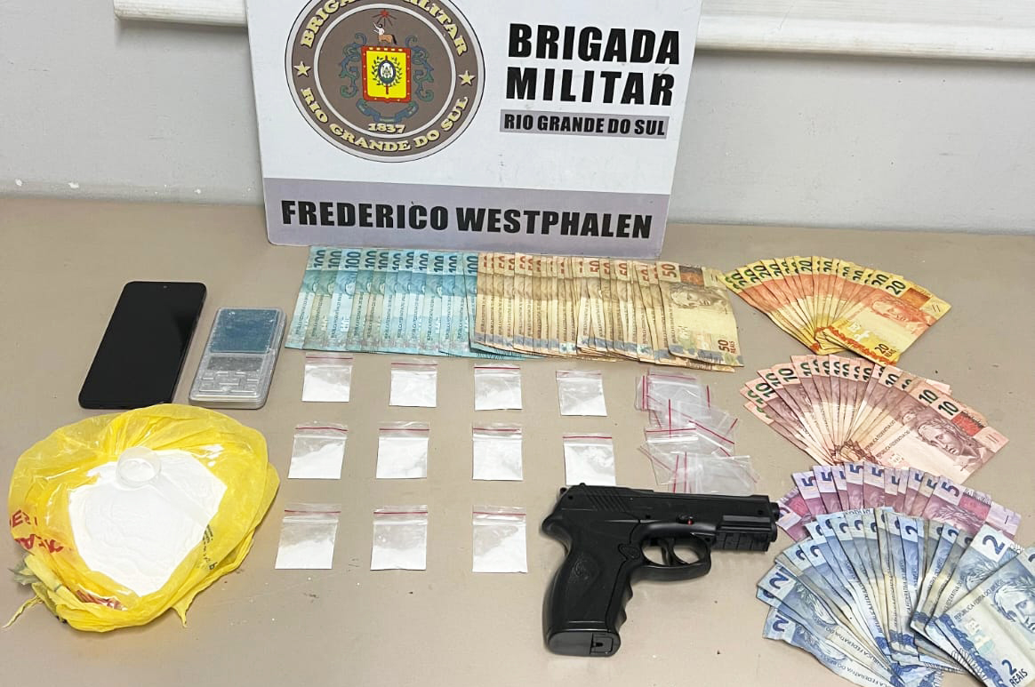 Capa Homem é preso por tráfico de drogas em Frederico Westphalen