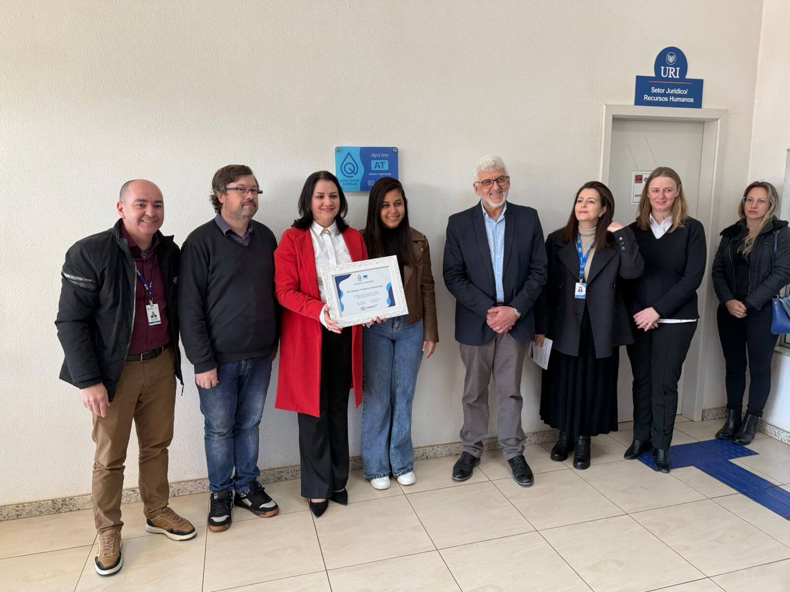 Capa URIFW é a primeira instituição do Alto Uruguai a receber da Corsan certificação de qualidade da água