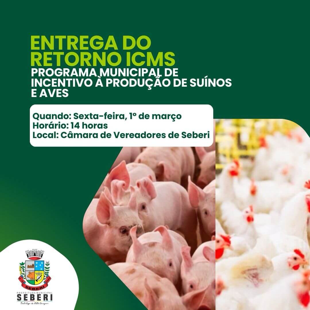 Capa Administração de Seberi realiza evento com suinocultores e avicultores do município