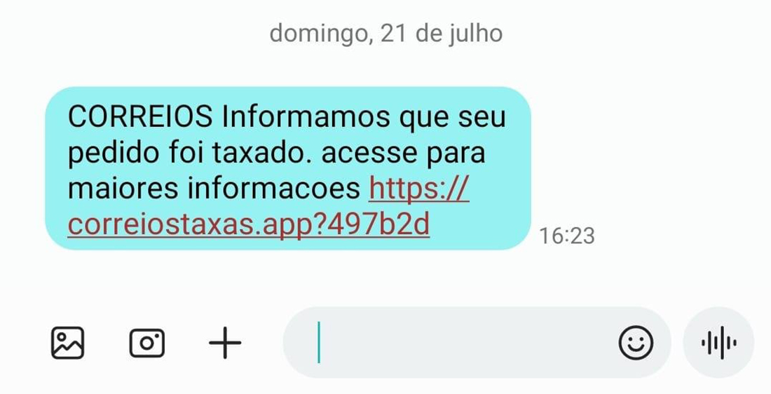 Capa Criminosos usam falso SMS dos Correios para aplicar golpes