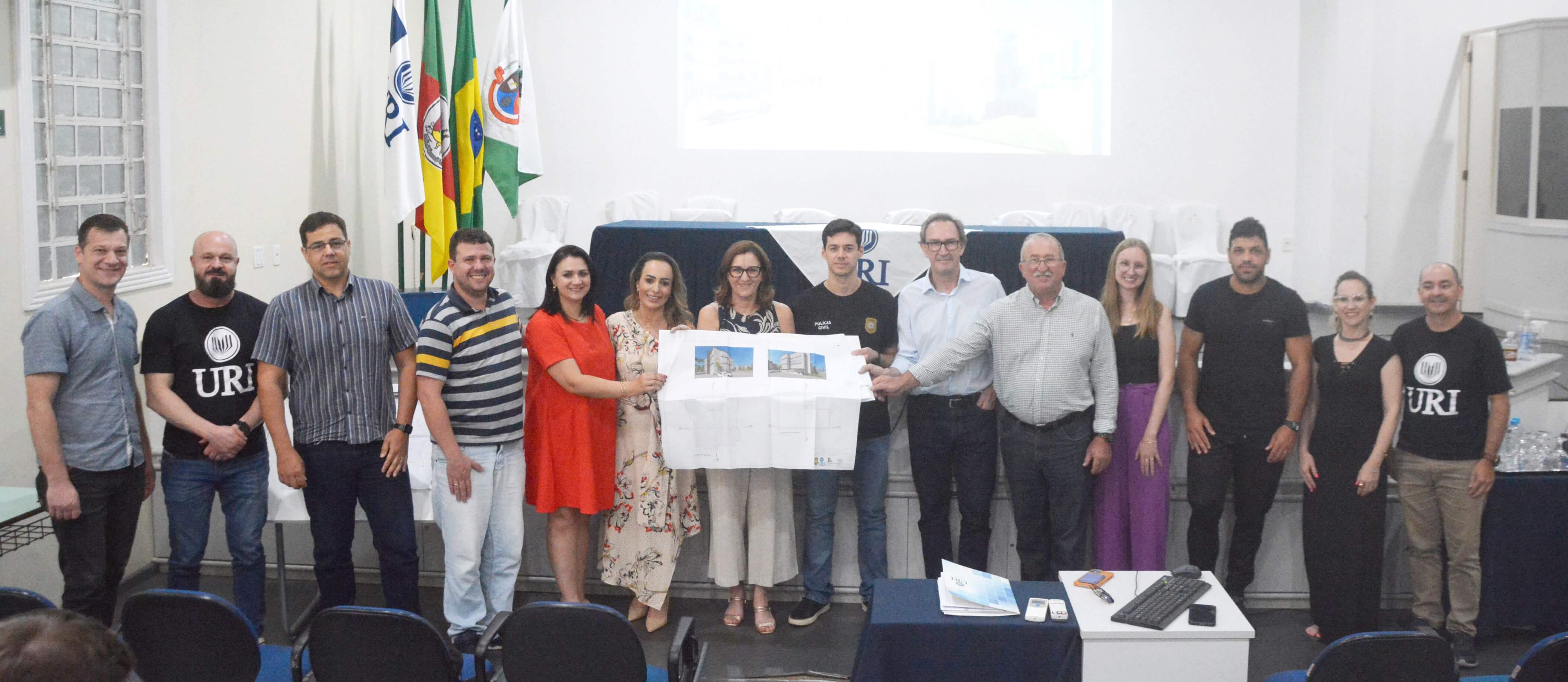 Capa URI/FW apresenta anteprojeto da nova Delegacia de Polícia
