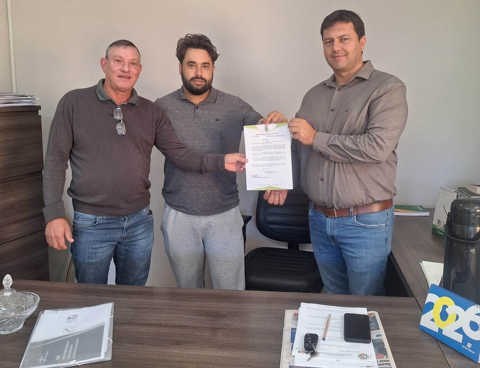 Capa Câmara de Vereadores de Cristal do Sul anuncia devolução de R$ 680 mil ao Executivo