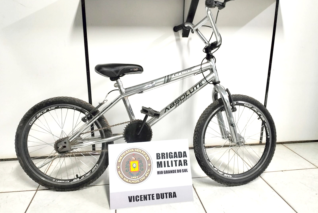 Capa Homem é preso em flagrante por furto de bicicleta em Vicente Dutra