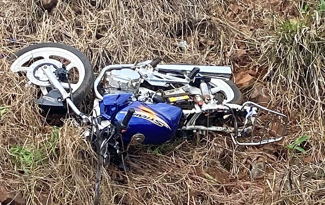Capa Motociclista morre em acidente na RSC-472, em Tenente Portela