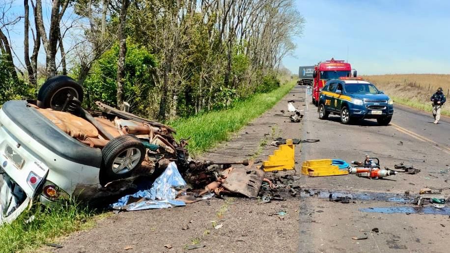 Capa Acidente deixa homem morto na BR-158 em Palmeira das Missões