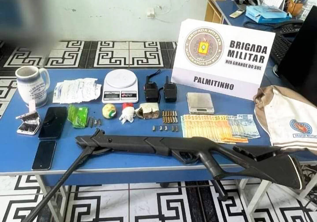 Capa Homem é preso durante operação em Palmitinho