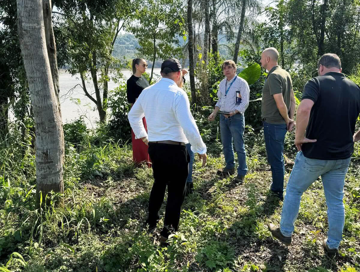 Capa Tiradentes do Sul avança em projeto de ponte internacional com El Soberbio (Argentina)