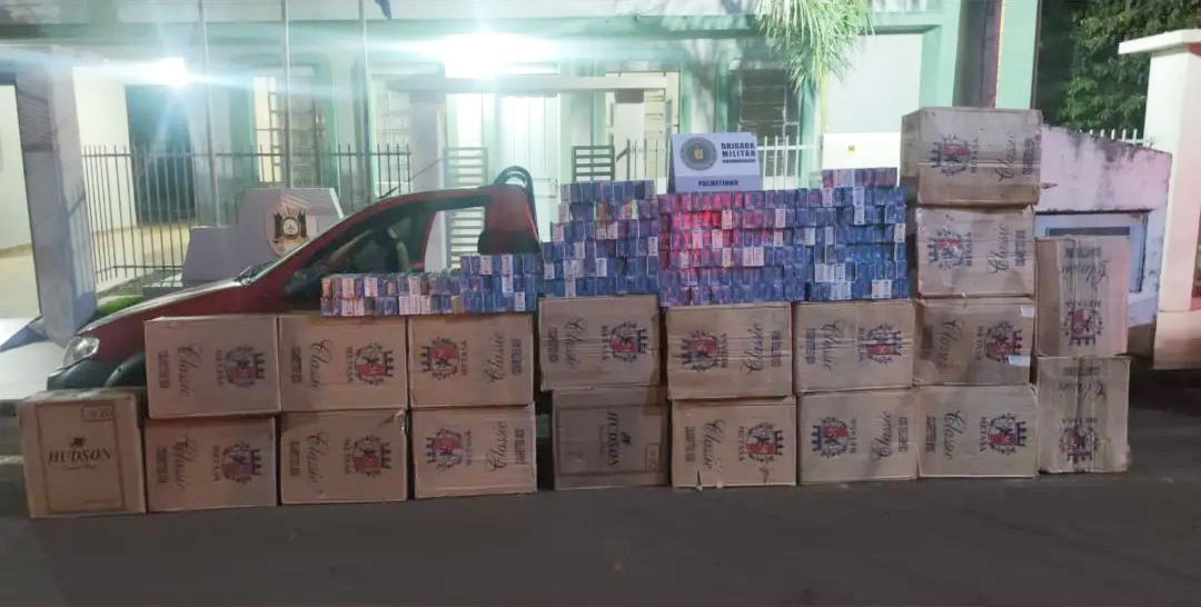 Capa Brigada Militar prende homem por contrabando em Palmitinho