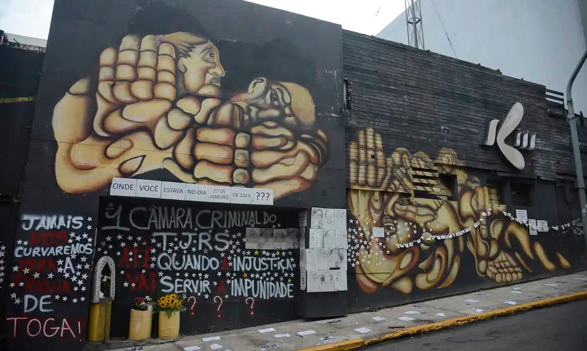 Capa Justiça marca julgamento de apelações de réus da boate Kiss para 26 de agosto