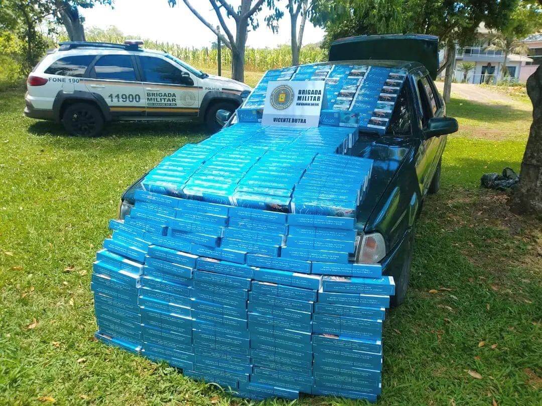 Capa Polícia apreende carga de cigarro em Vicente Dutra
