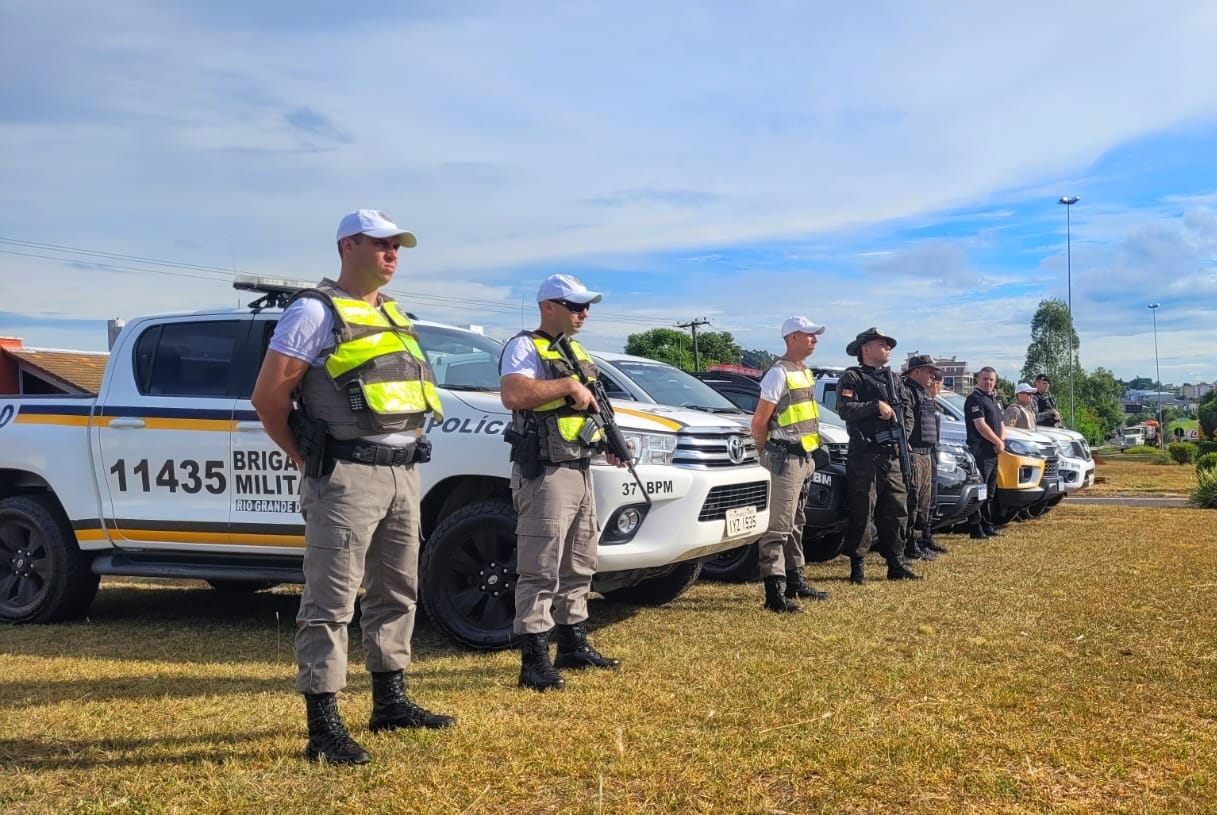 Capa Brigada Militar apresenta resultados da Operação Pulso Forte em FW
