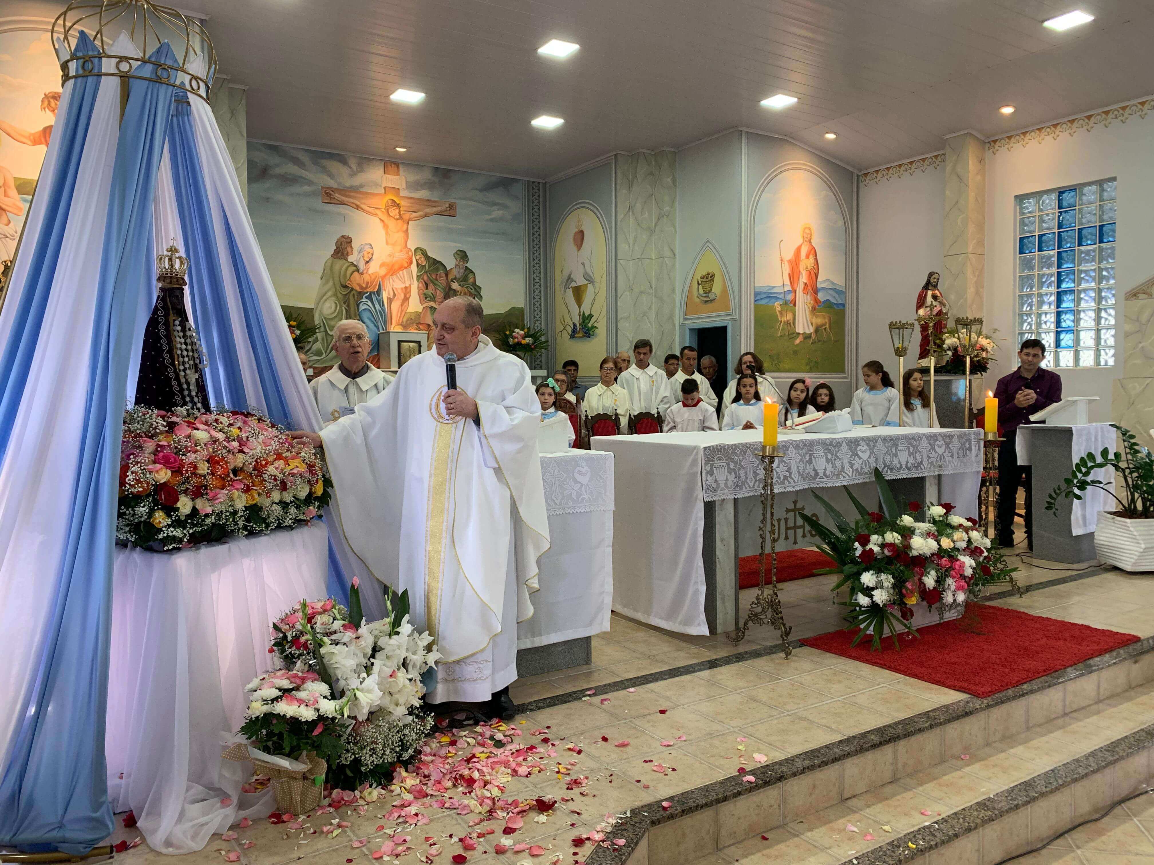 Capa Divulgada programação da 53ª Festa de Nossa Senhora Aparecida em Frederico Westphalen