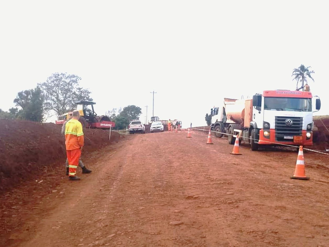 Capa Trabalhador morre em acidente durante obra de acesso asfáltico em São Pedro das Missões