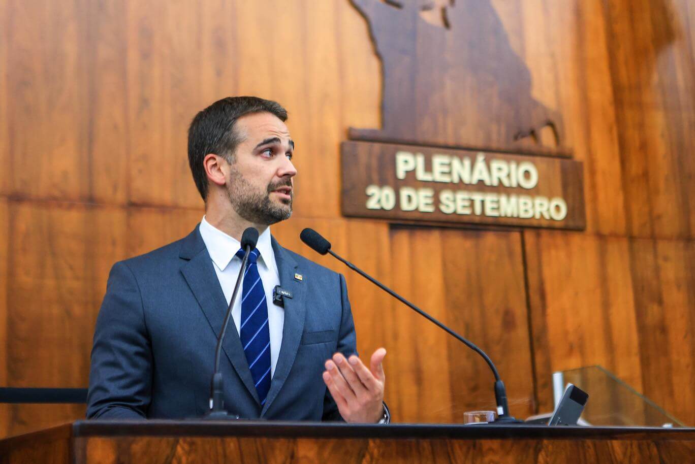 Capa Cancelada a visita do governador Eduardo Leite na região