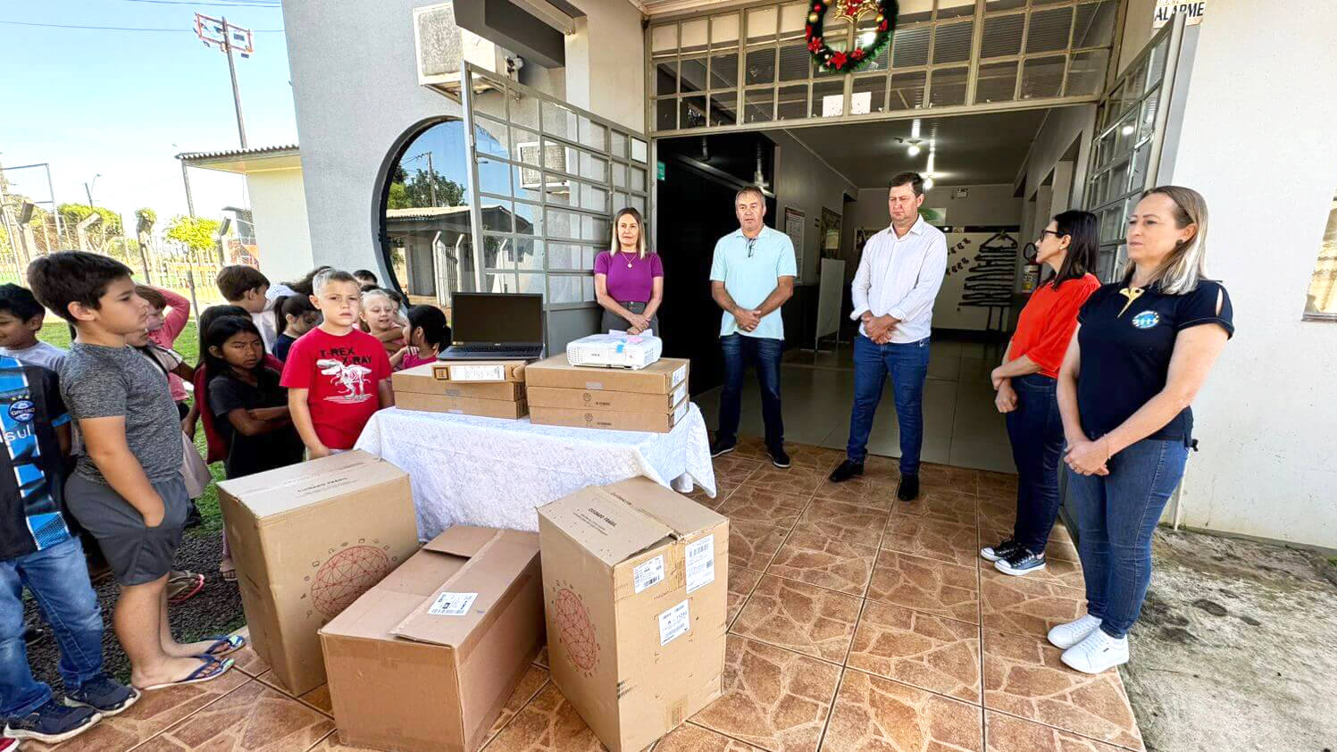 Capa Administração Municipal de Engenho Velho realiza investimentos na área da educação