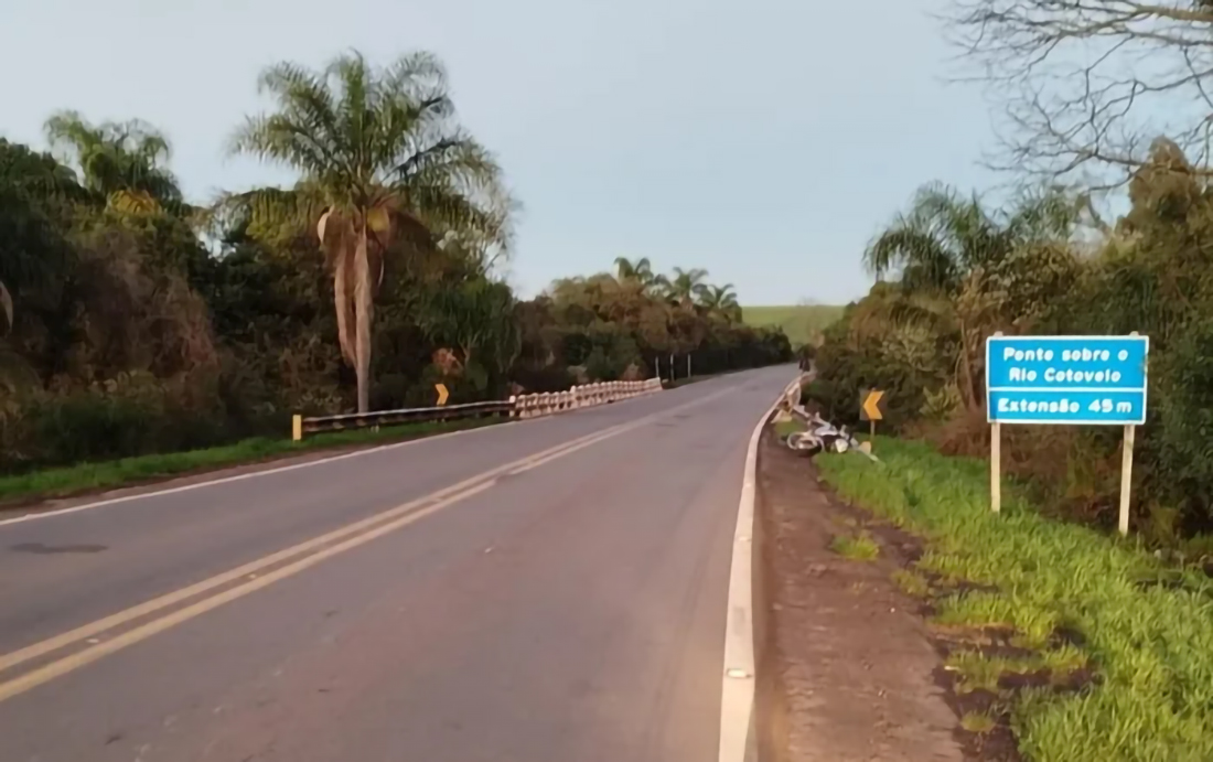 Capa Motociclista fica gravemente ferido após colidir contra ave silvestre na BR-285