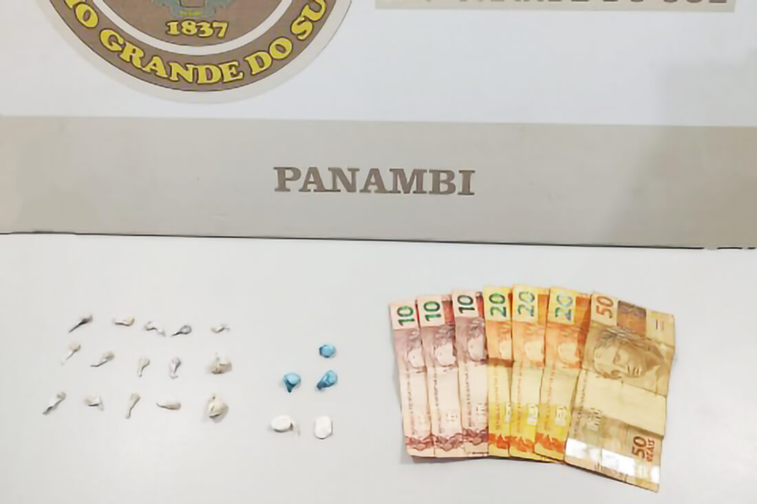 Capa Brigada Militar apreende adolescente por tráfico de drogas em Panambi