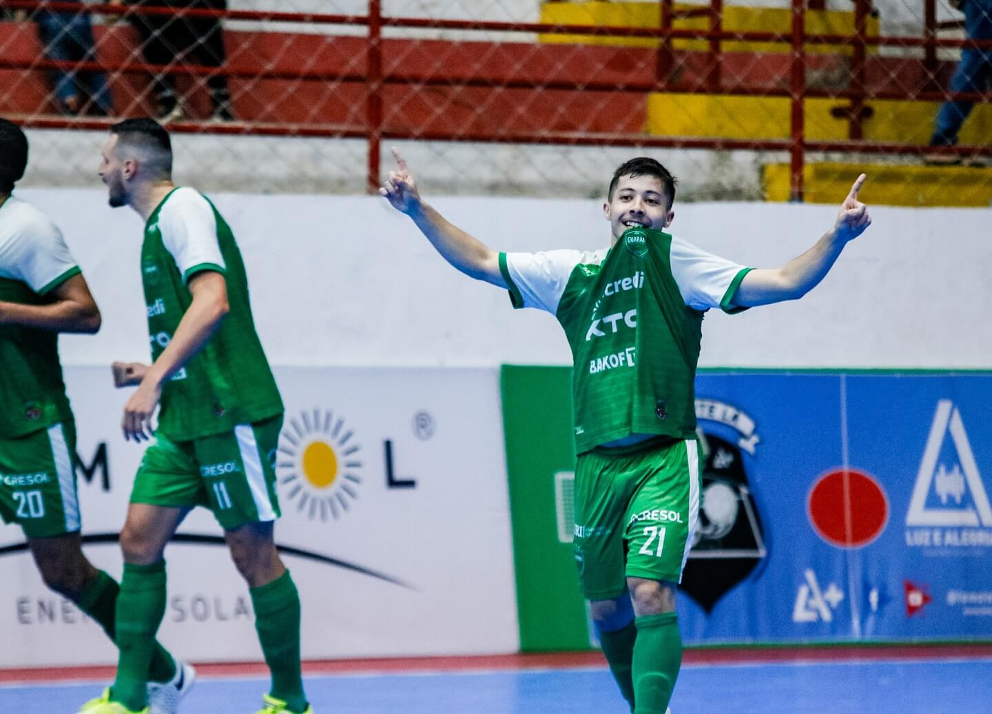 Capa Guarani vence Horizontina no Gauchão de Futsal 2024