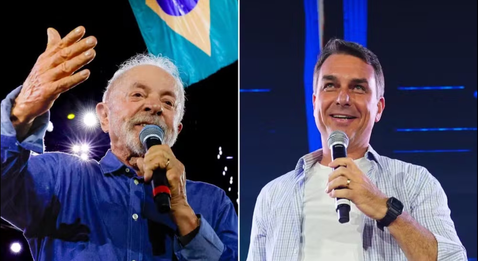 Capa Lula e Flávio Bolsonaro disputarão segundo turno para a Presidência