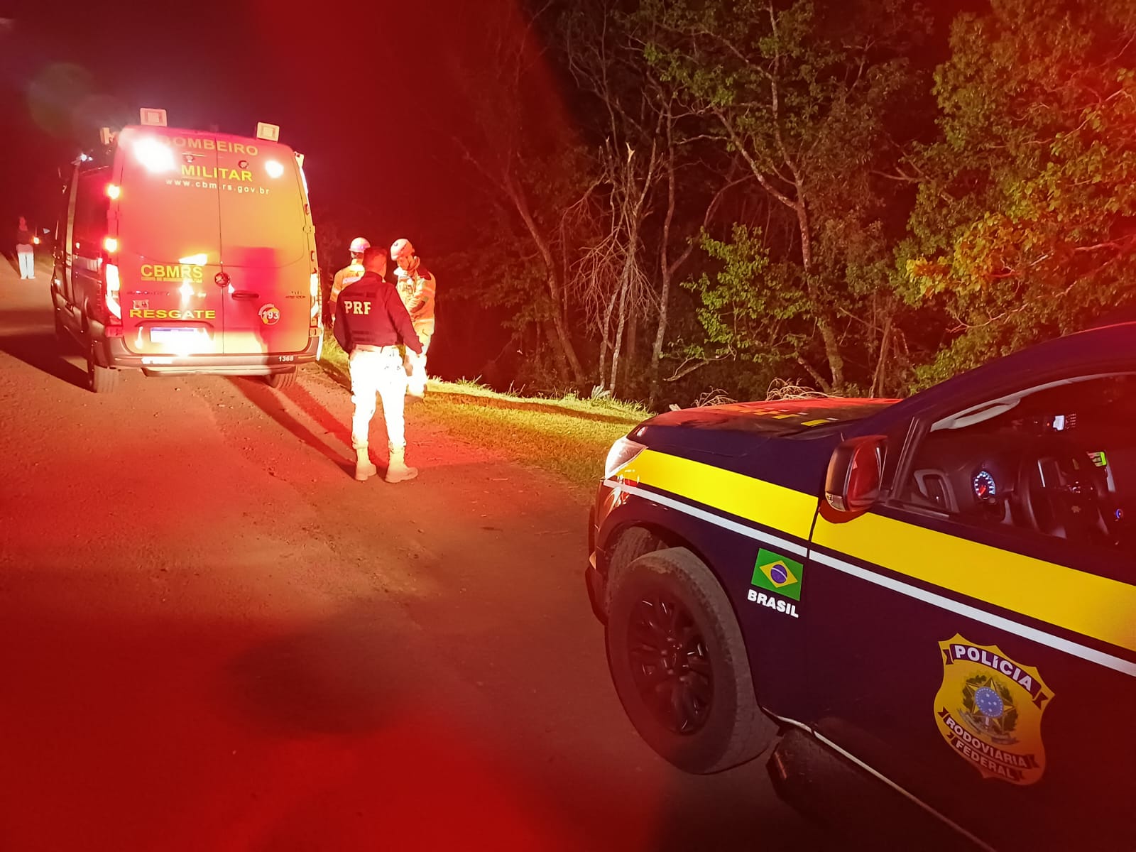 Capa Acidente vitima um homem na BR-386 em Frederico Westphalen