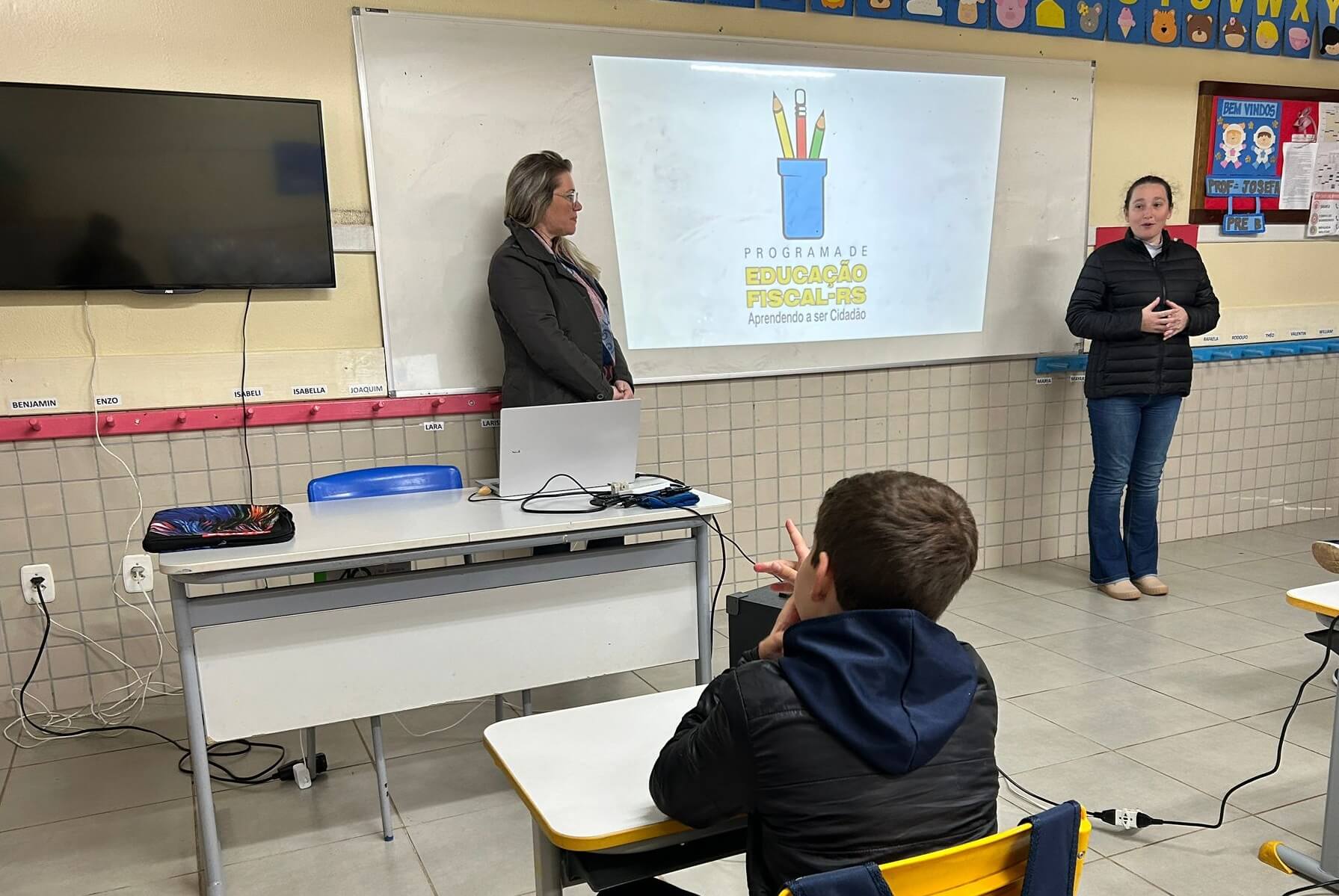 Capa Palestra sobre Educação Fiscal é realizada para alunos da rede municipal em Seberi