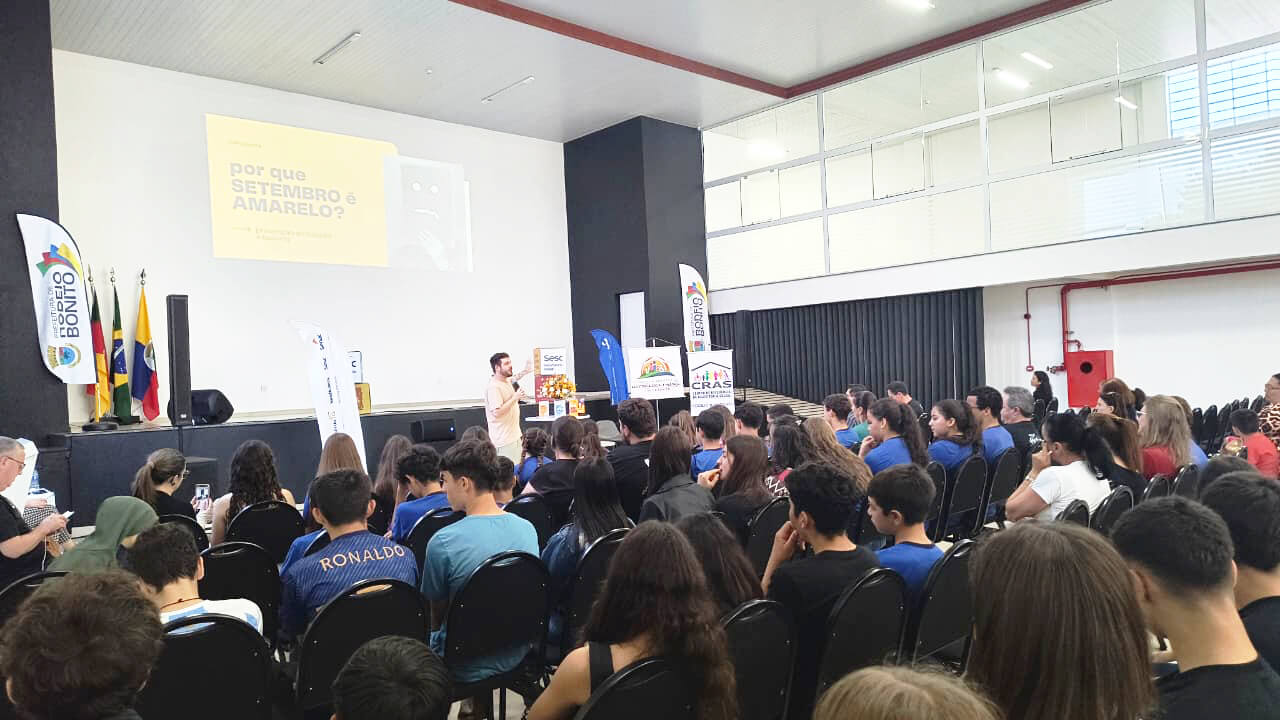 Capa Rodeio Bonito recebe palestra sobre saúde mental e prevenção ao suicídio em alusão ao Setembro Amarelo
