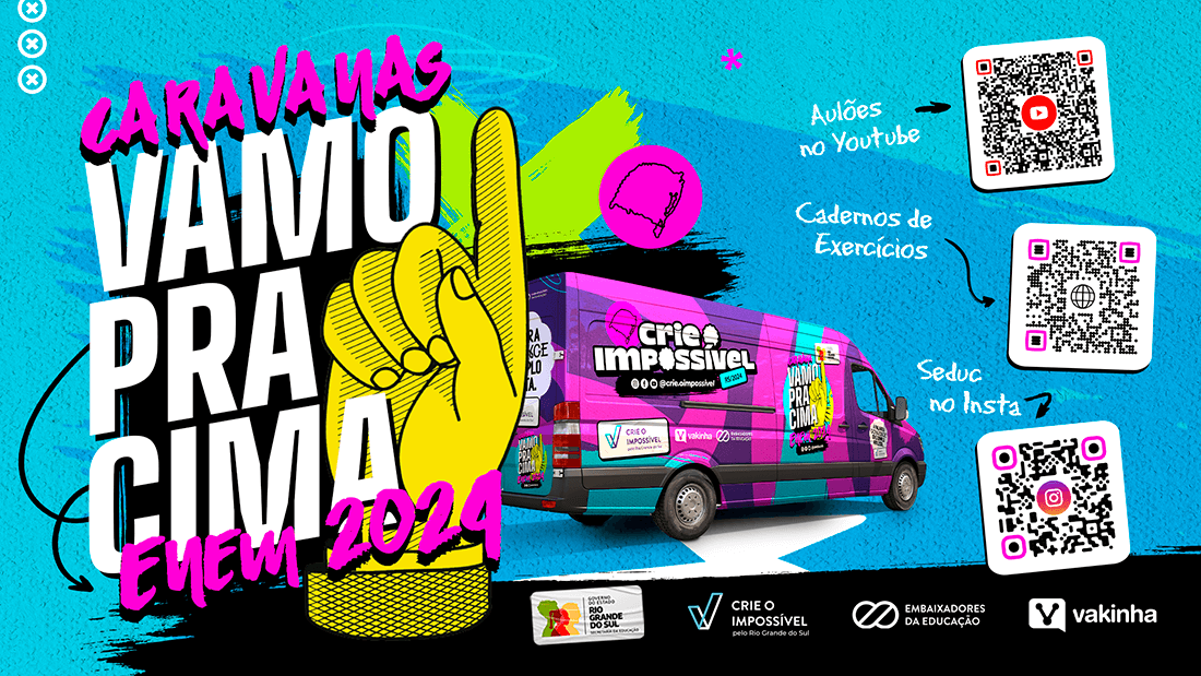 Capa Caravanas do Enem vão mobilizar estudantes da região na próxima semana