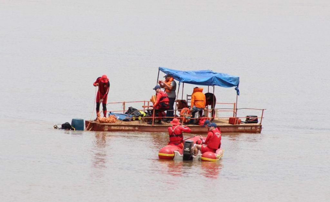 Capa Bombeiros localizam corpo de homem que estava desaparecido no rio Uruguai