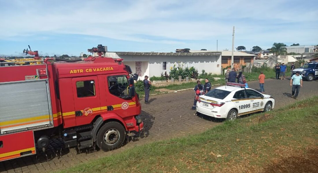 Capa Cinco pessoas são encontradas mortas em residência de Vacaria