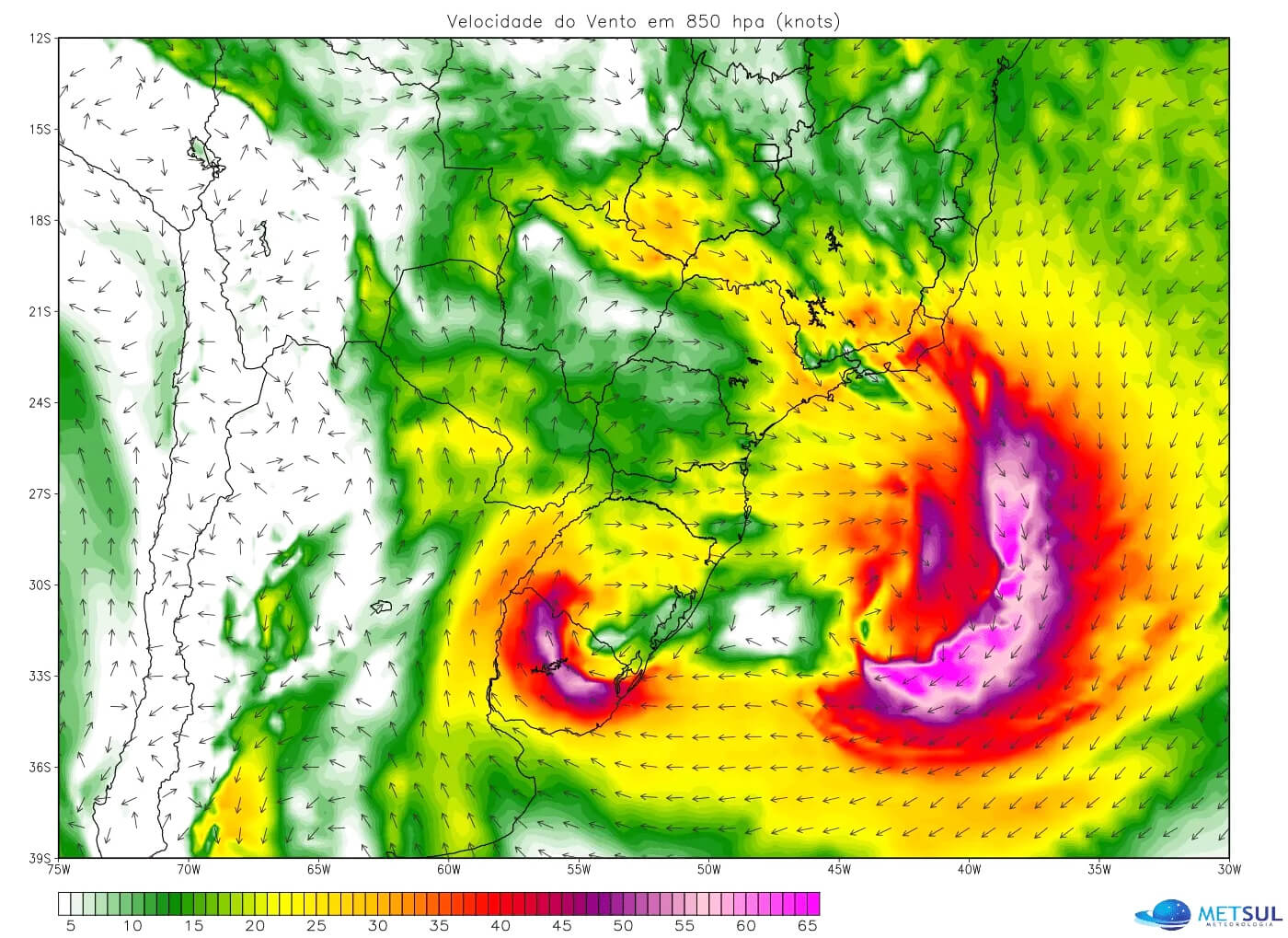 Capa Ciclone extratropical na costa do RS trará chuva ao Estado a partir desta sexta