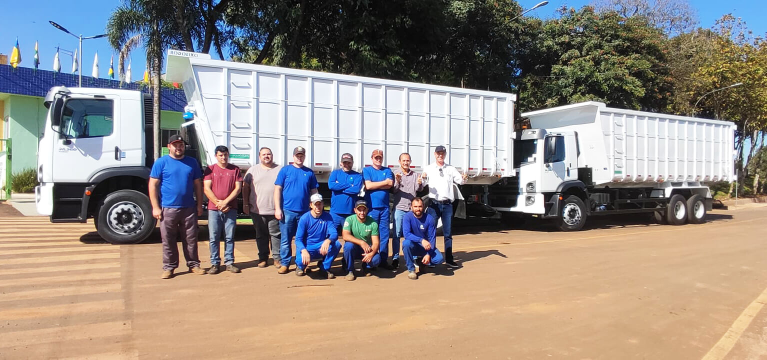 Capa CIGRES recebe mais dois caminhões novos adquiridos a partir de convênio firmado com o Ministério Publico
