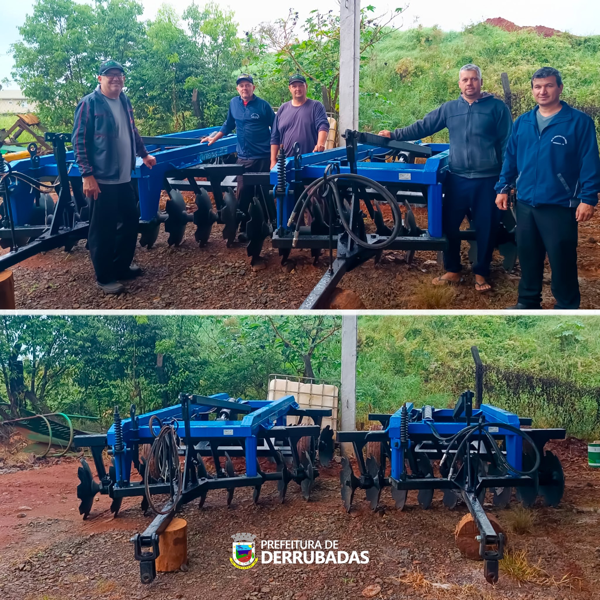 Capa Derrubadas recebe R$ 63,2 mil em implementos agrícolas