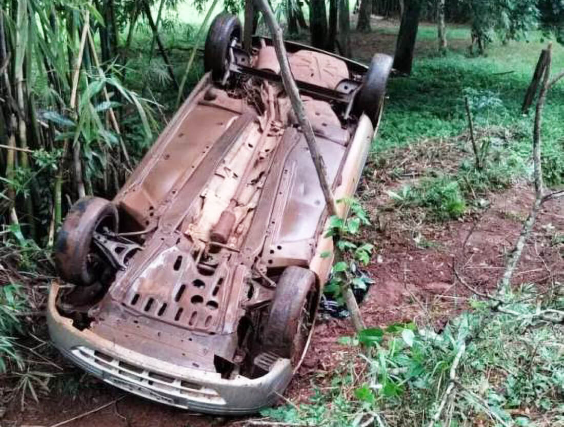 Capa Motorista capota o carro e é detido pela BM após fuga em Panambi
