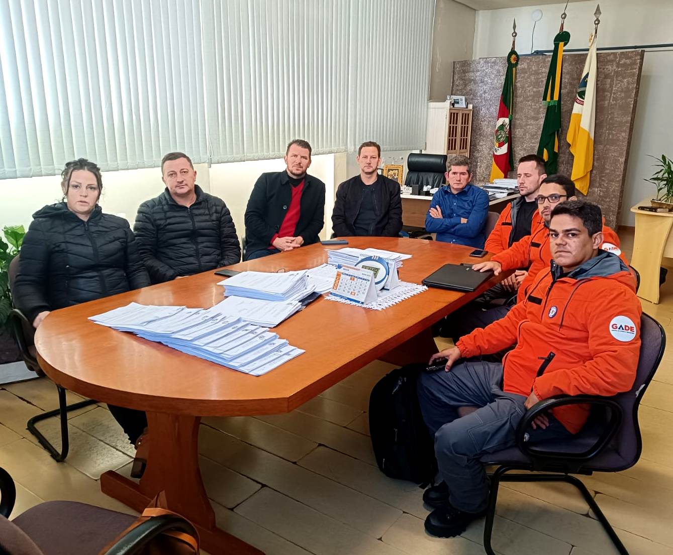 Capa Prefeitura de Três Passos reúne-se com Grupo de Apoio a Desastres da Defesa Civil Nacional