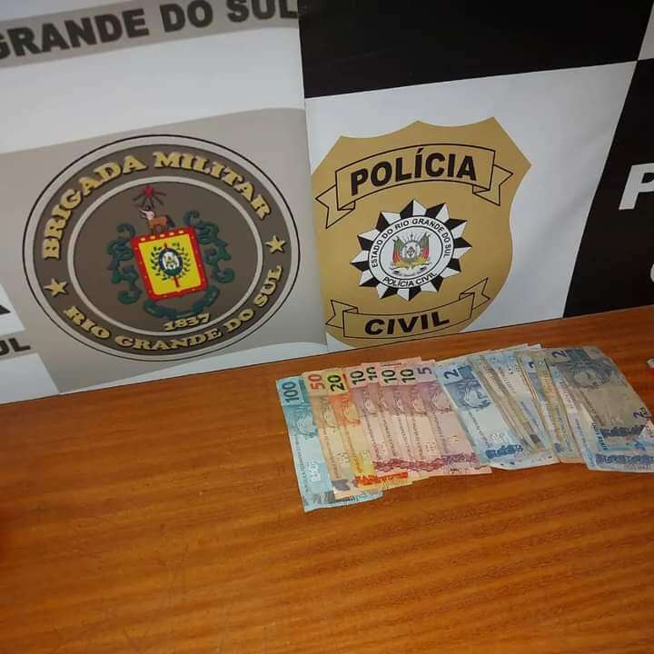 Capa BM prende homem por furto qualificado em Crissiumal