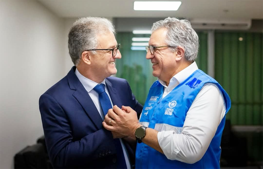 Capa Prefeito Evandro Massing se reúne com Ministro da Saúde para tratar do HPR