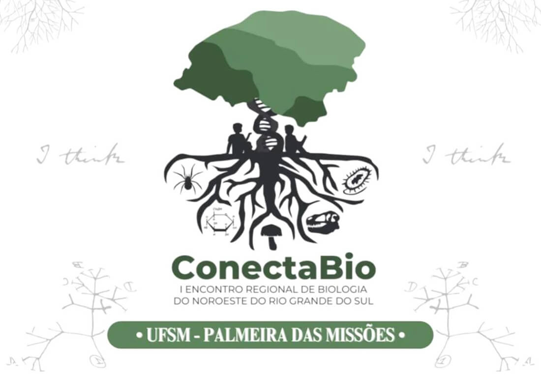 Capa I Encontro Regional de Biologia do Noroeste do Rio Grande do Sul será realizado na UFSM campus Palmeira das Missões