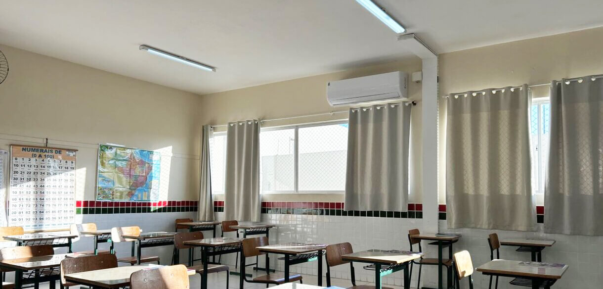 Capa Santa Catarina é o primeiro estado do país a garantir 100% das salas de aula climatizadas na rede estadual