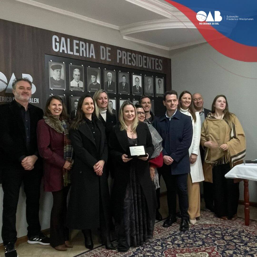 Capa OAB – Subseção de Frederico Westphalen realiza homenagem à ex-presidente Patricia Luzia Stieven