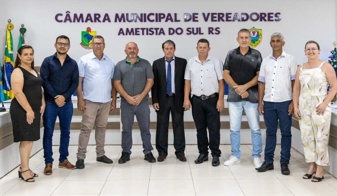 Capa Jair Fragata dos Santos é eleito presidente da Câmara de Ametista do Sul